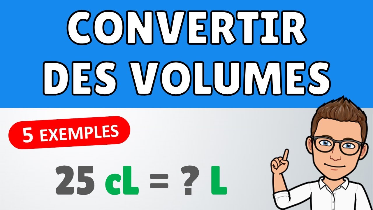 Comment convertir des volumes ? ✅ 5 exemples | Conversions | Mathématiques