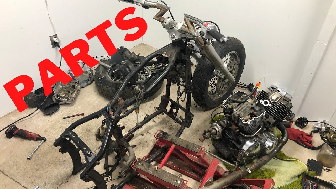 Разборка мотоцикла Yamaha V Star 650 1998 года: от начала до конца