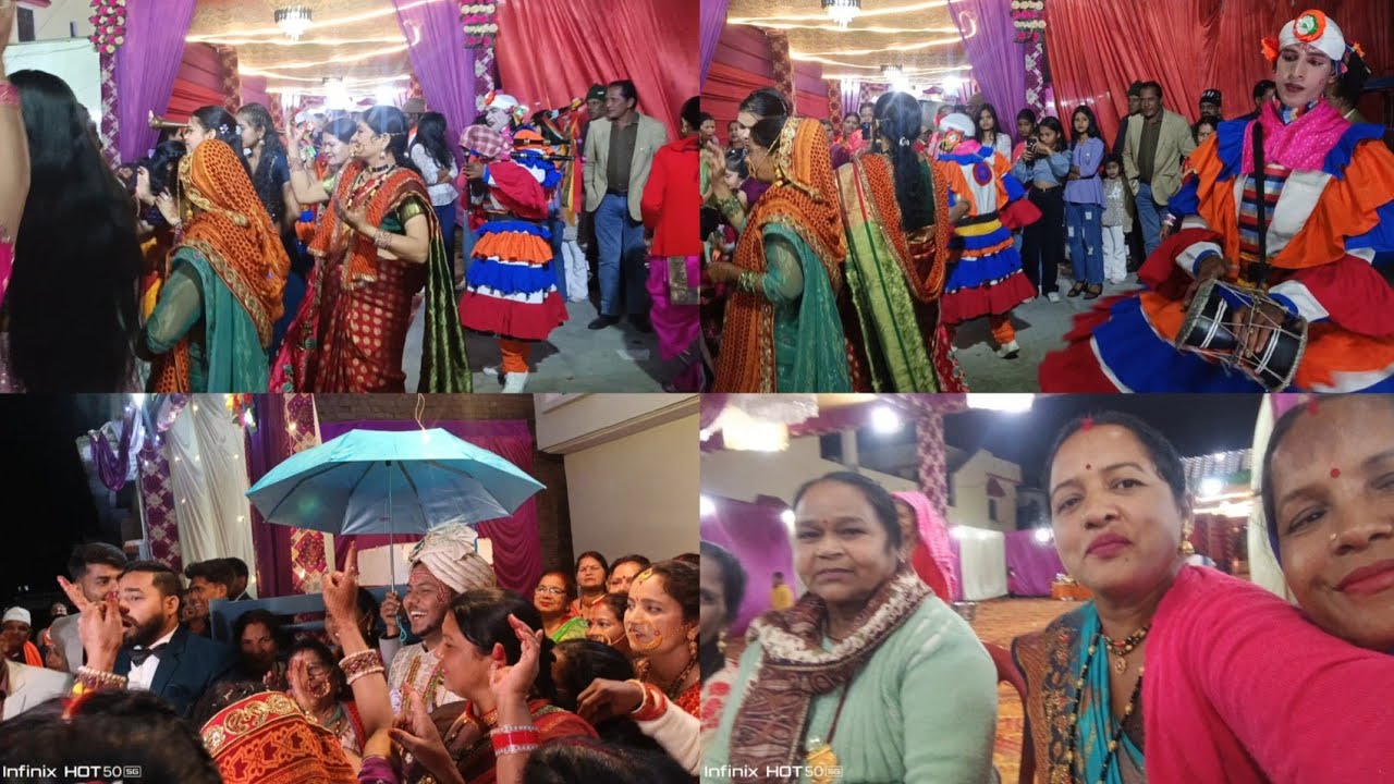 हमारे गांव की शादी में सब ने किया छलिया बजा  छलिया  में जबरदस्त डांस ❤️❤️😄