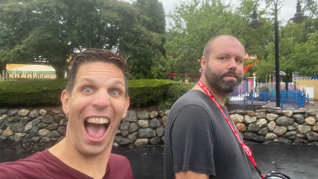 Six Flags New England IN THE RAIN!! (2021)