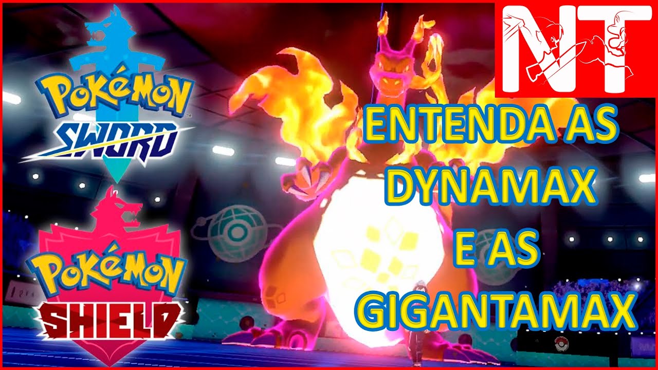 Como Funciona e como conseguir as Gigantamax e Dyanamax em Pokemon Sword and Shield