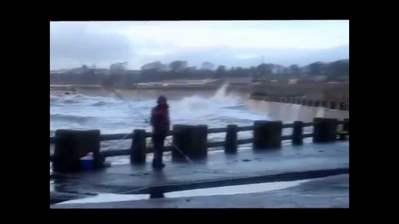 Arbroath - Stormy Weather at the Seafront