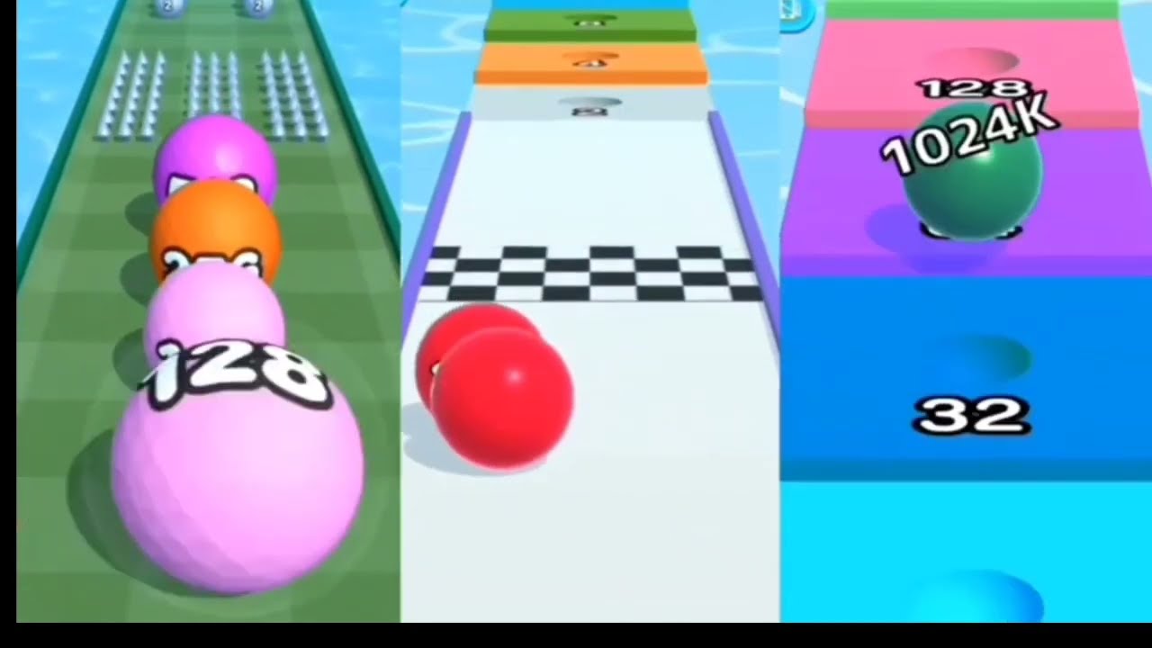 Ball Merge 2048 // Ball Run 2048  Ball Run Infinity. #games #ballrun2048 #ballruninfinity