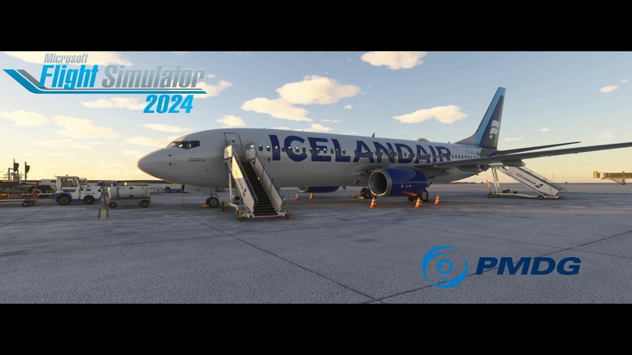 Let z BIKF do BGGH - new RWY | PMDG 737 NG | MSFS2024