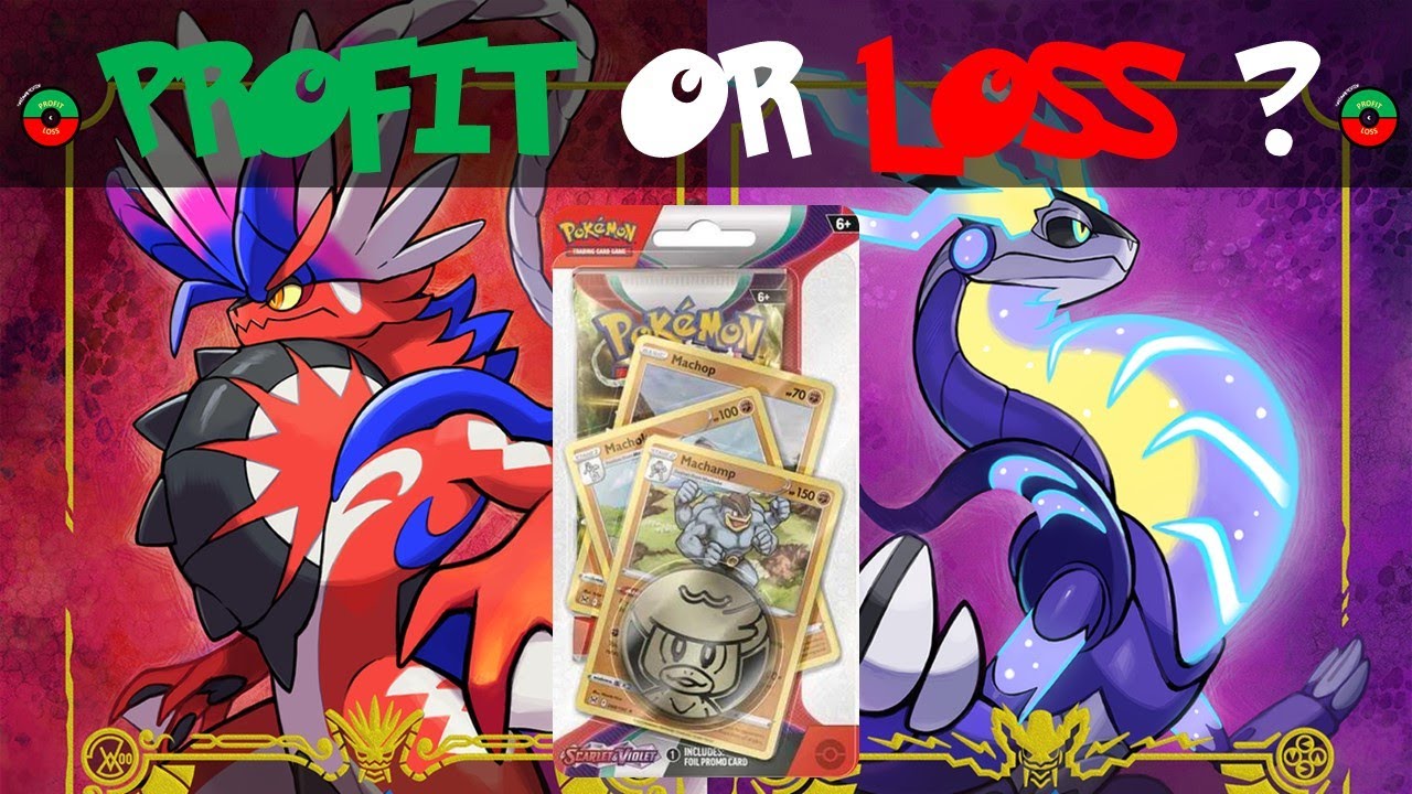 POK&Eacute;MON REVIEW &bull; PROFIT OR LOSS? &bull; SCARLET & VIOLET &bull; MACHAMP  PREMIUM CHECKLANE BLISTER
