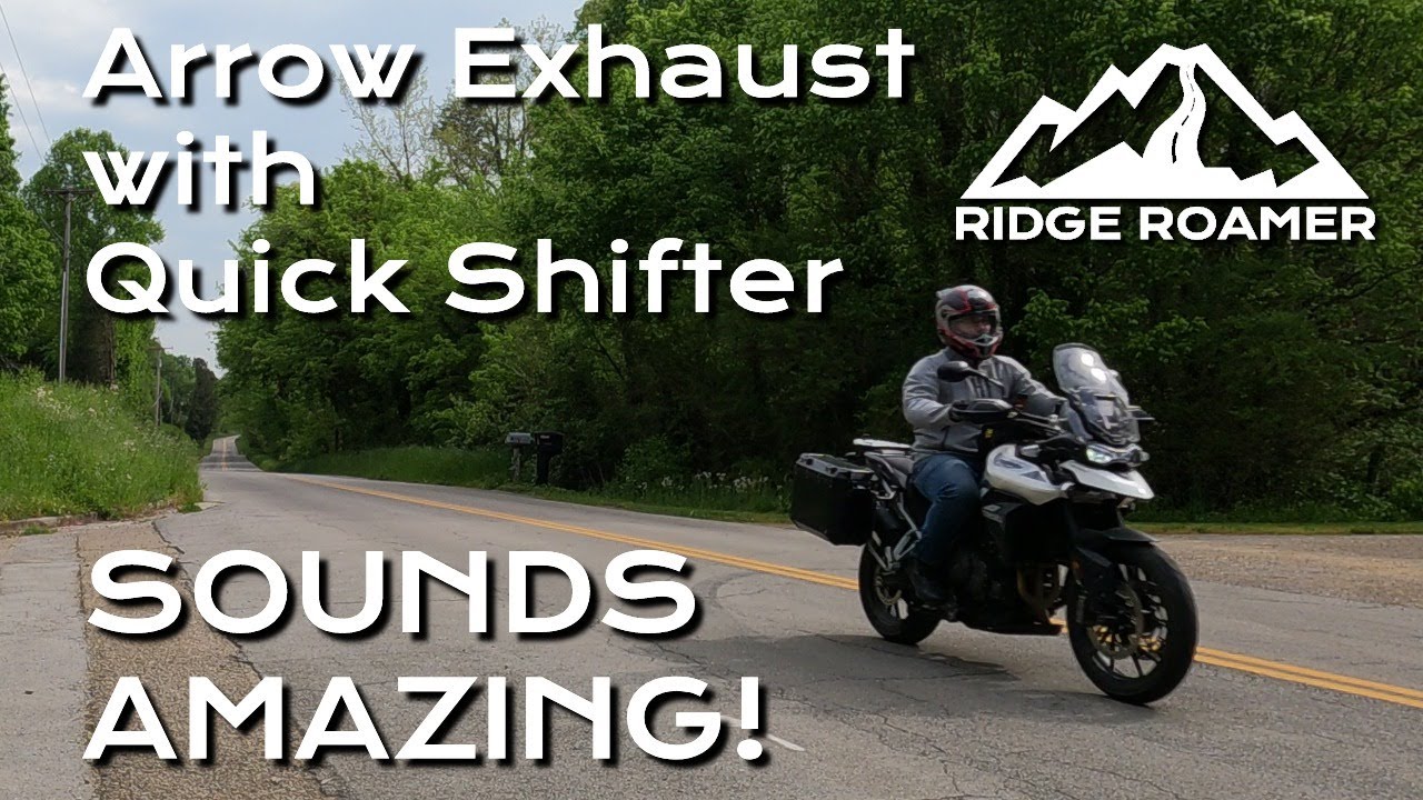 Arrow Exhaust Sounds Only - Triumph Tiger 900 - With Shift Assist