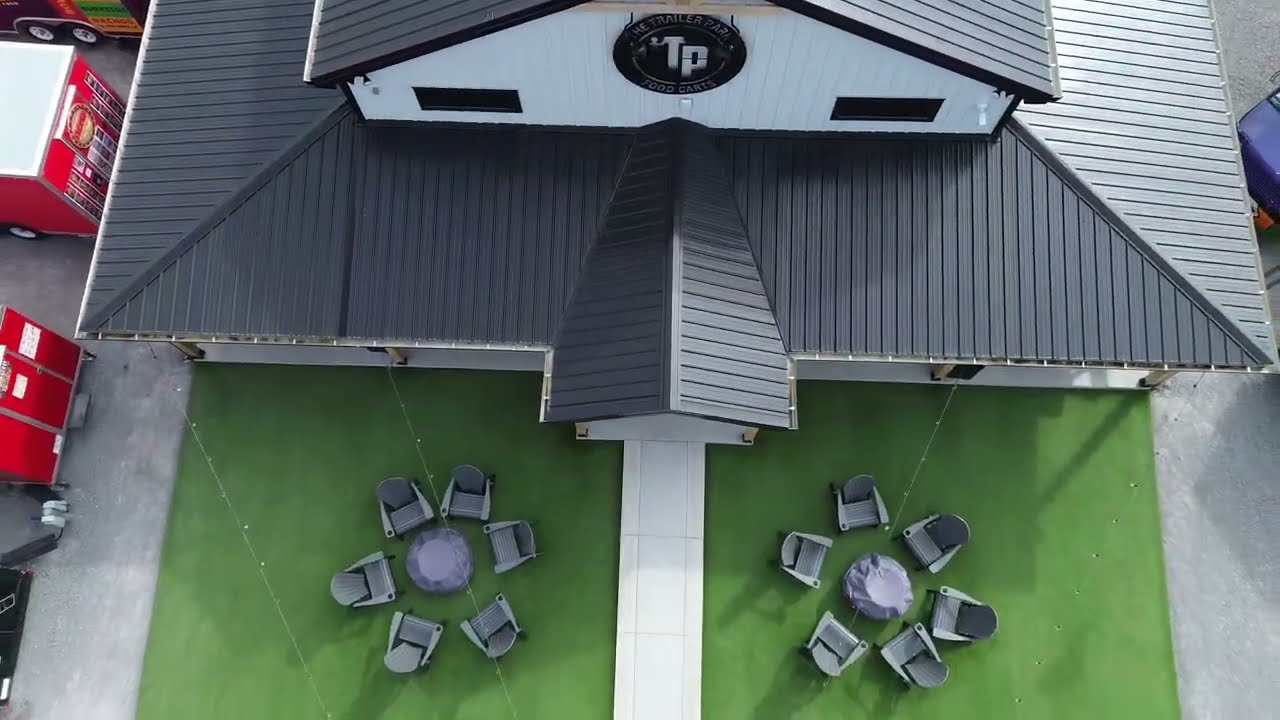 TRAILER PARK FOOD CARTS LEBANON TN. #drone #video @DJI 