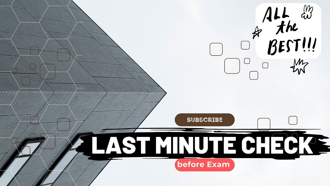 Last Day Things to do before Exam | Time management | Tips for JEE2