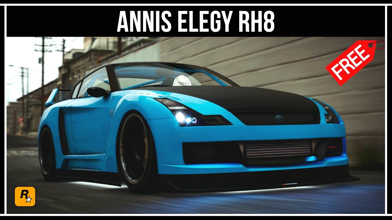 GTA 5 Online: Обзор бесплатного спорткара Elegy RH8