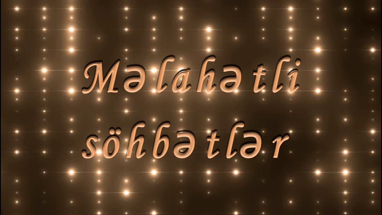 Məlahətli söhbətlər (01.01.2018)
