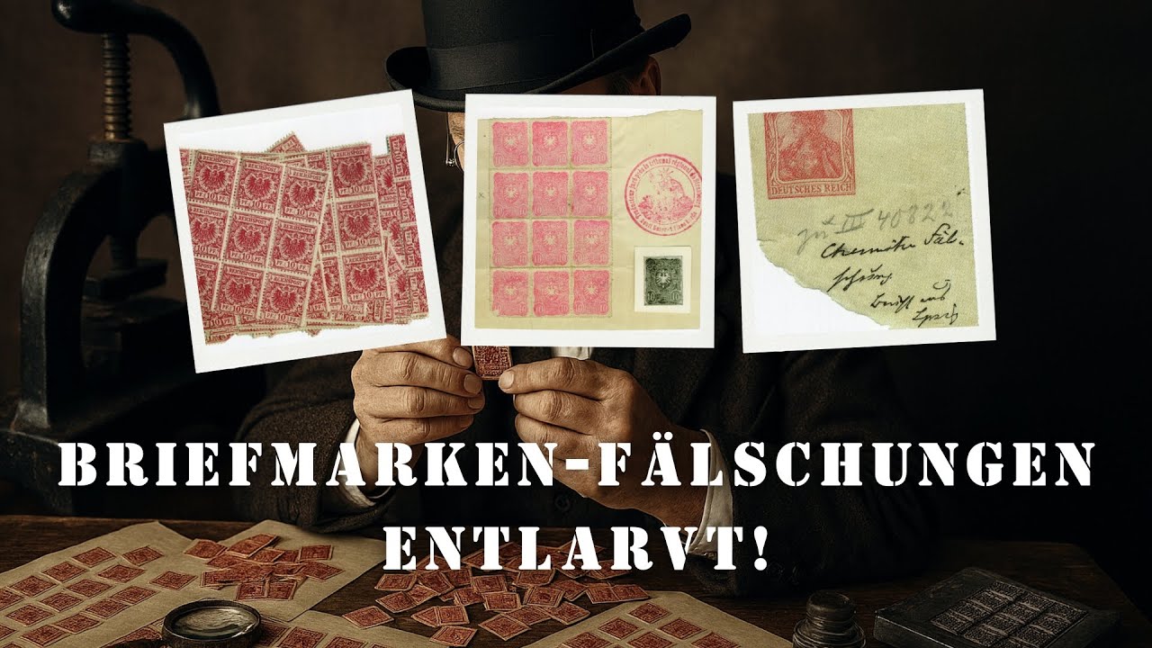 Briefmarken-Fälschungen entlarvt! Die Tricks von Gaunern & Ganoven | Chemnitzer, Hellerie uvm.