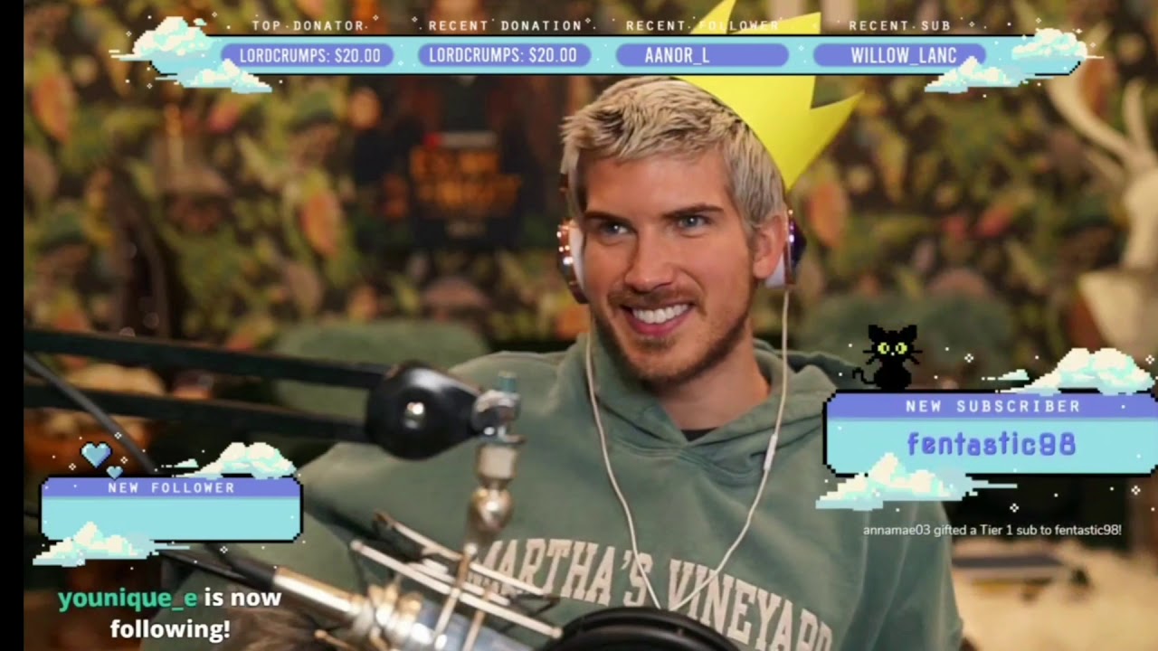 Meghan (Strawburry17) appeared on Joey's live stream