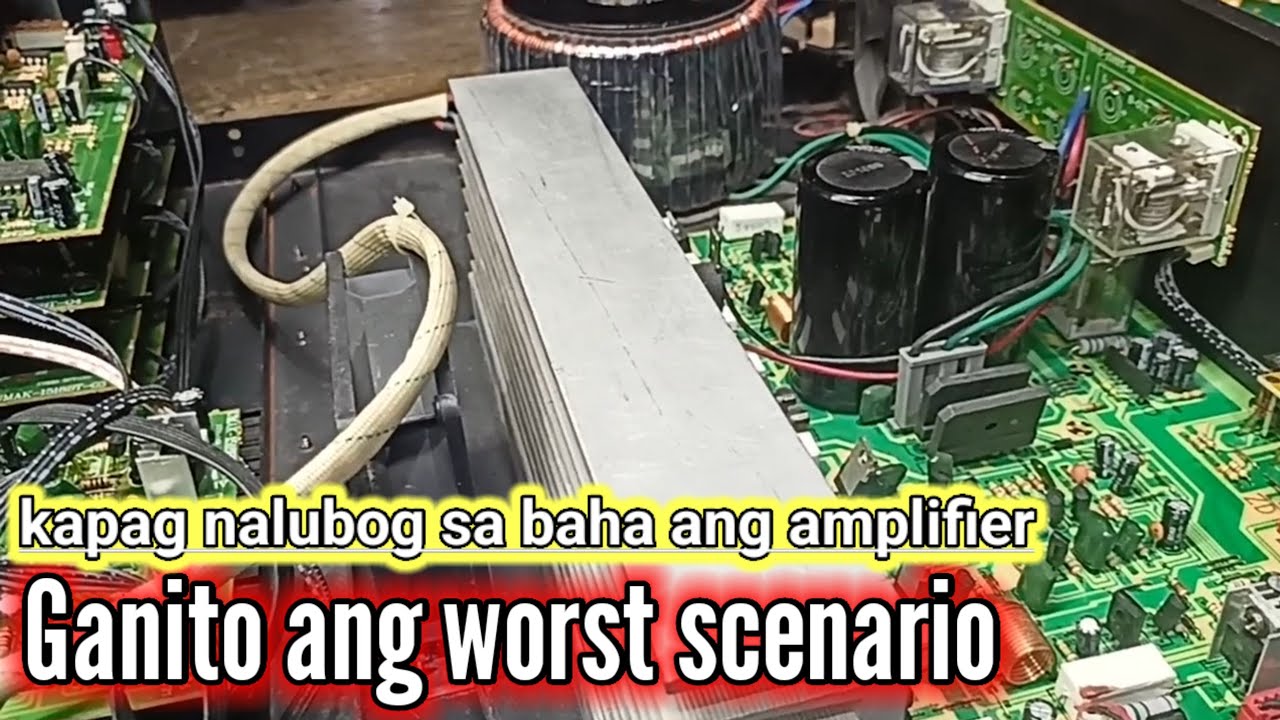 Ganito ang worst scenario kapag nabaha ang amplifier nyo, db audio umakn1518 bt