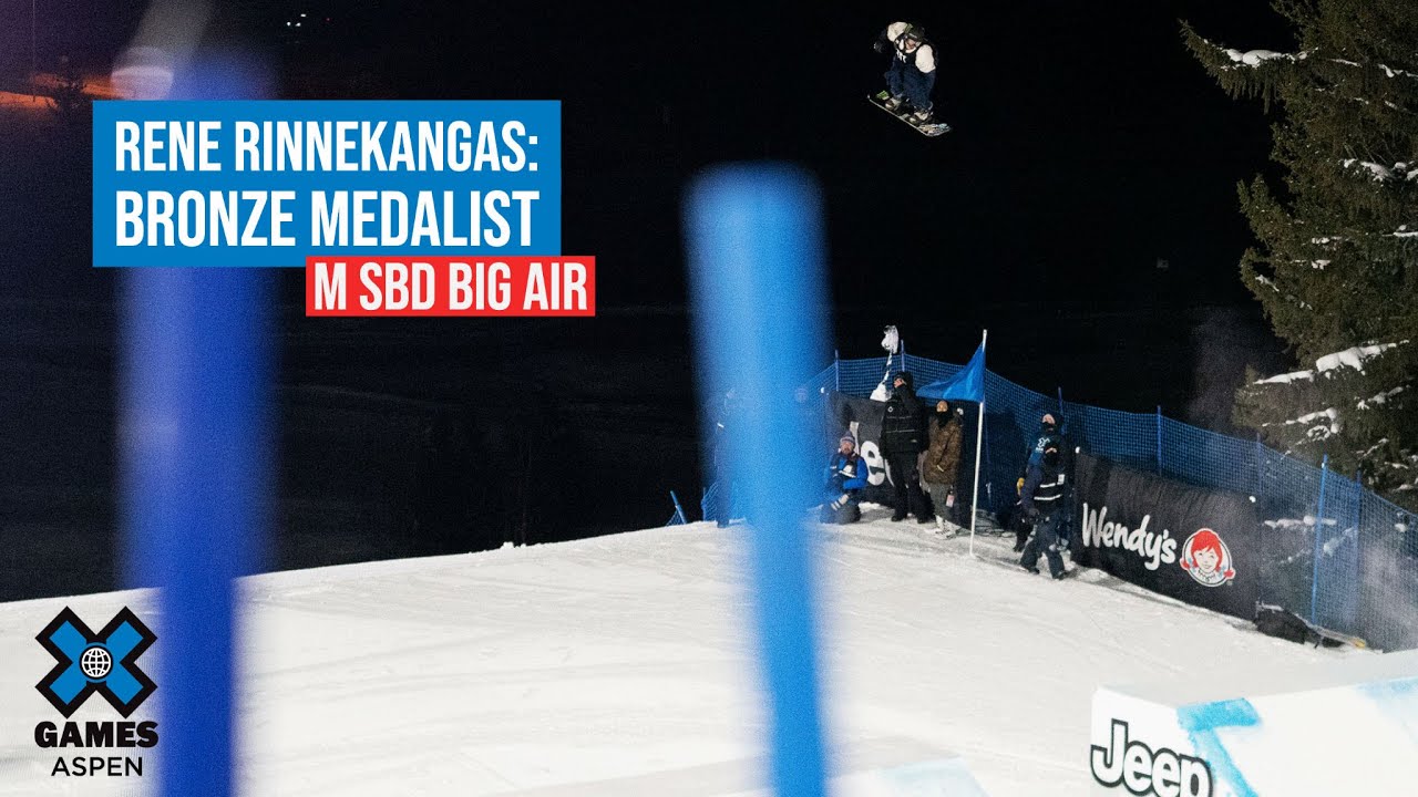 Rene Rinnekangas: Bronze Medalist - Men's Snowboard Big Air | X Games Aspen 2022