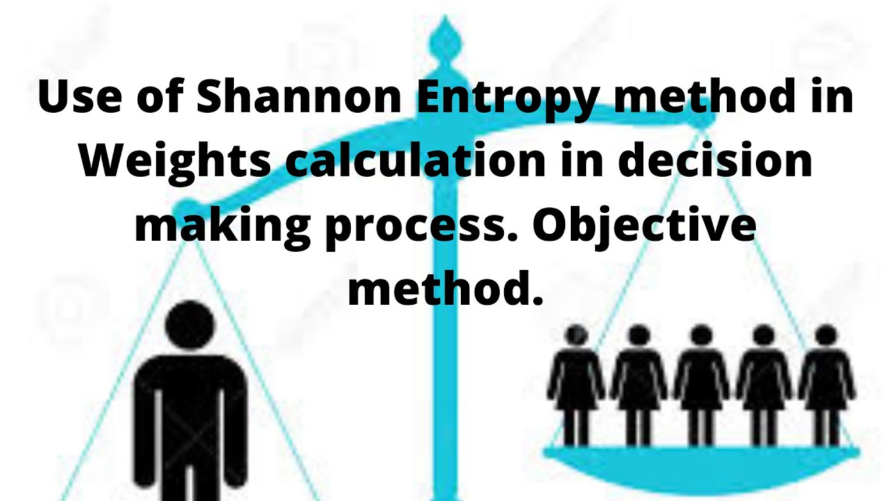 How to Estimate Weights in MCDM methoths? Shannon Entropy Methods.