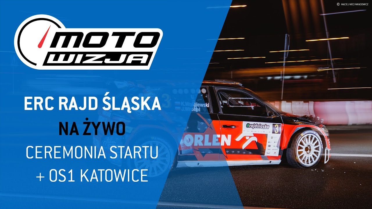 [NA ŻYWO] ERC/RSMP - Rajd Śląska: Ceremonia startu + OS1 Katowice