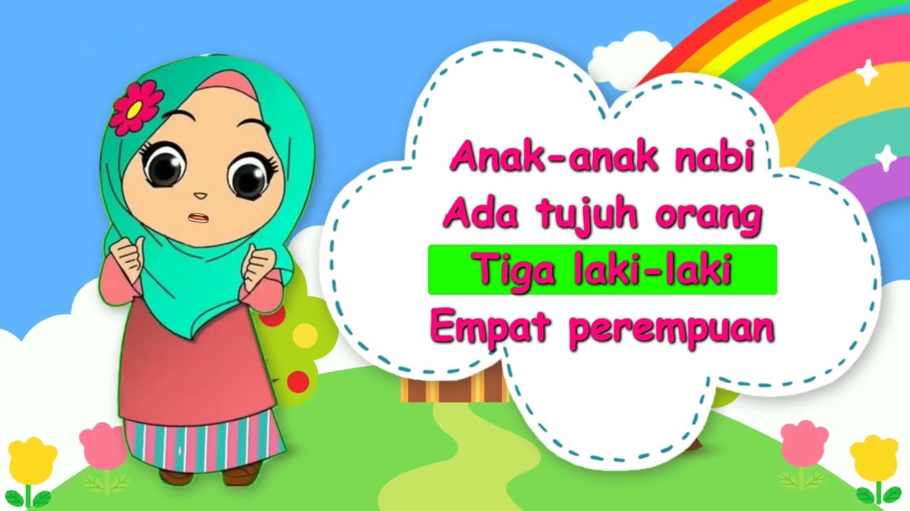 Keluarga Nabi (Lirik) - (Vocal Shema) | Lagu Islami | Anak Anak Nabi Ada 7 Orang