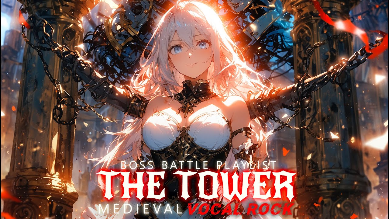 🔥Epic Rock Vocal Fantasy ⚔️ Tower Boss Battle Playlist Music for Gaming & Focus [1.9HR]