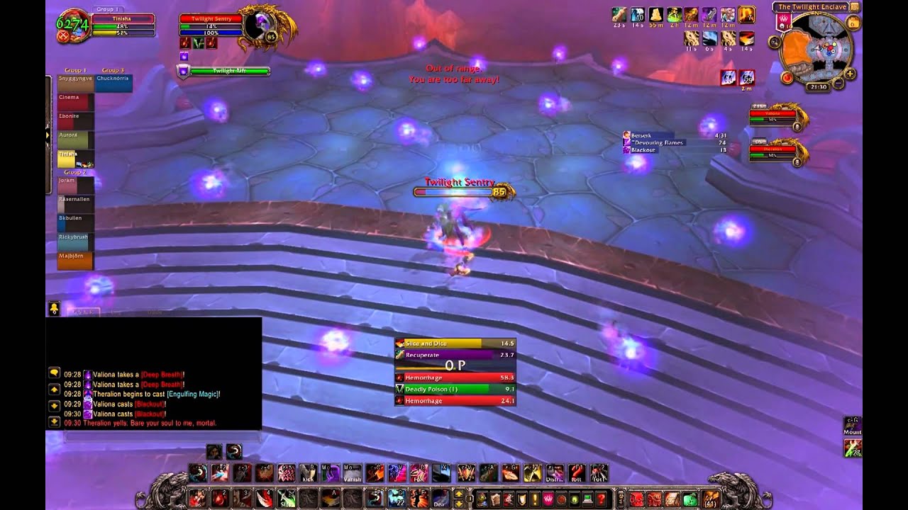 from hell vs valiona and theralion 10 man heroic subtetly rogue pov