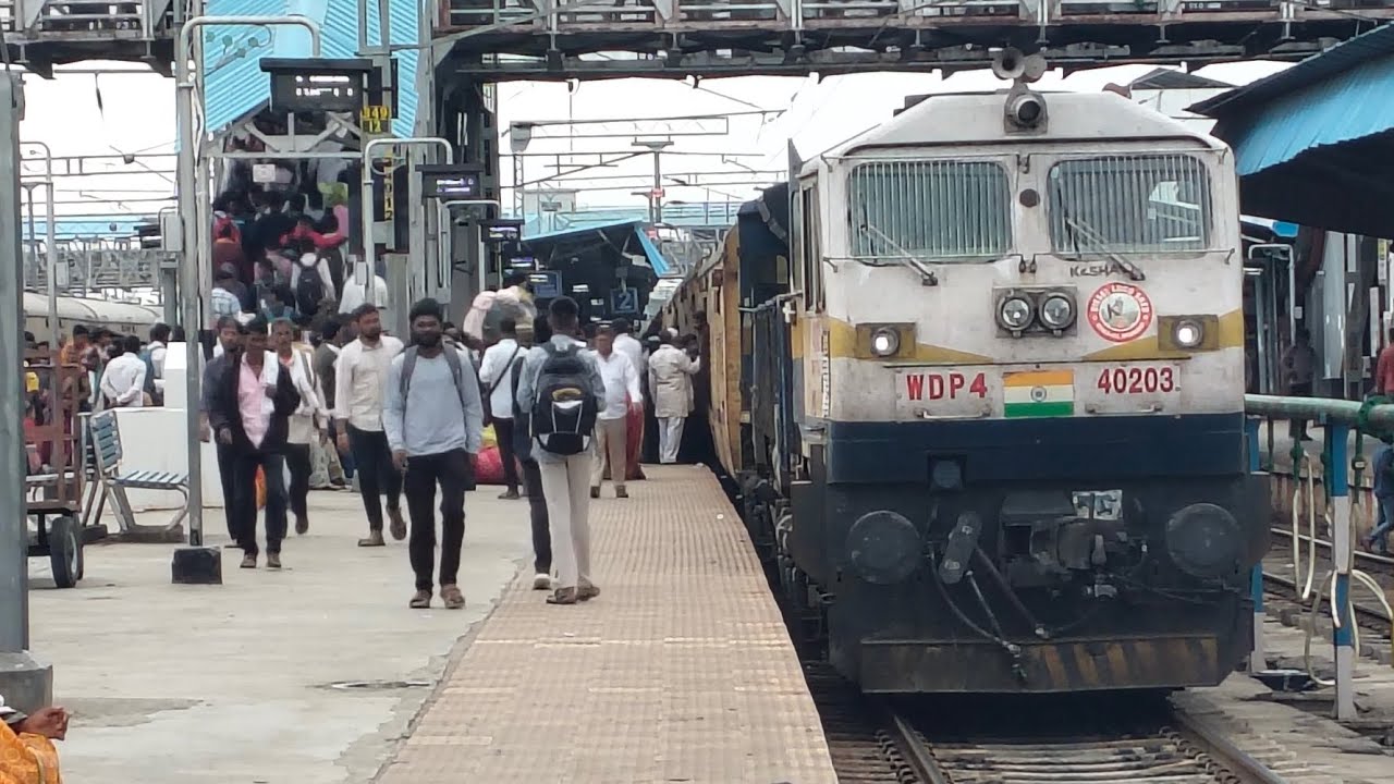 Adilabad - Parli Passenger Departing From Nanded 