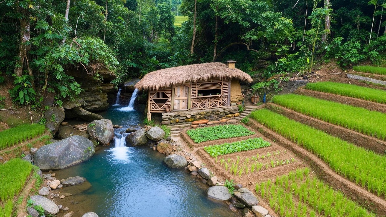 24-Year-Old Turns Wild Jungle Into a Self-Sufficient Farm in 10 Months