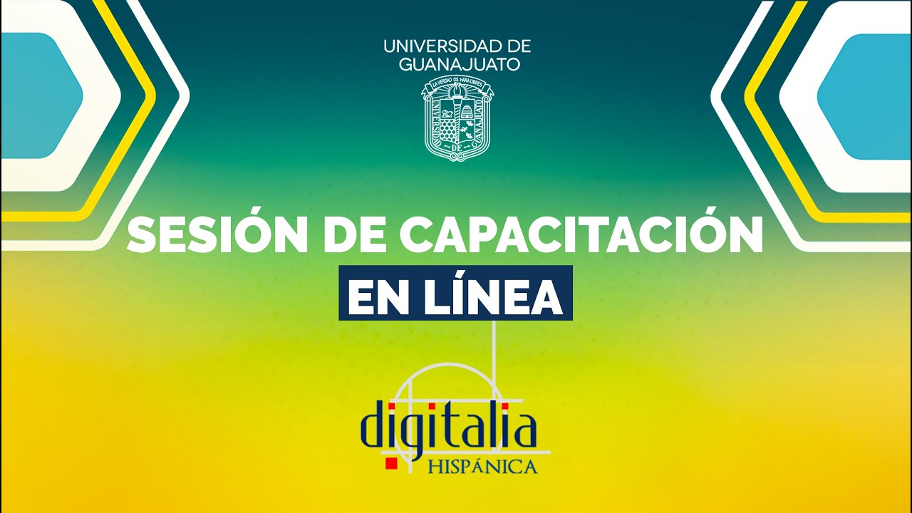 Sesión de capacitación en línea 'Digitalia Hispánica' (enero-junio 2026)