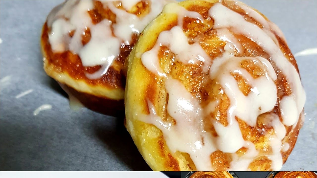 Cinnamon scrolls made in my kmart pie maker