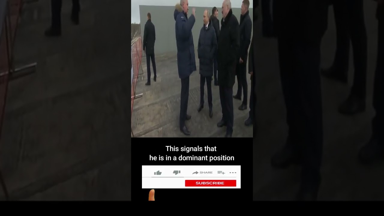 Putin  Body Language | The Dominant Position # shorts