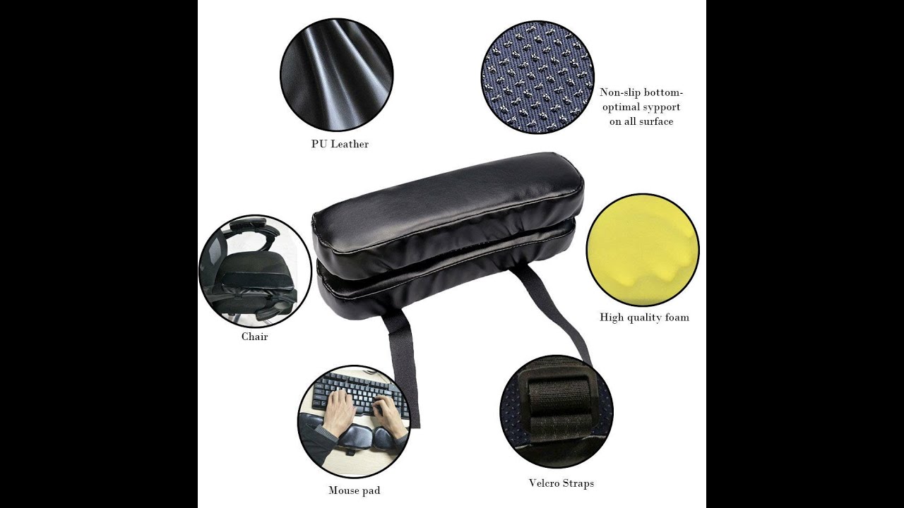 Multi Functional Arm Rest Pads for Office Chair, Table. Use it as a Mouse Pad & Pillow as well