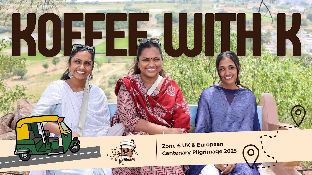 Koffee with K – Ep. 3: Puttaparthi Tour | Zone 6 UK & European Centenary Pilgrimage 2025