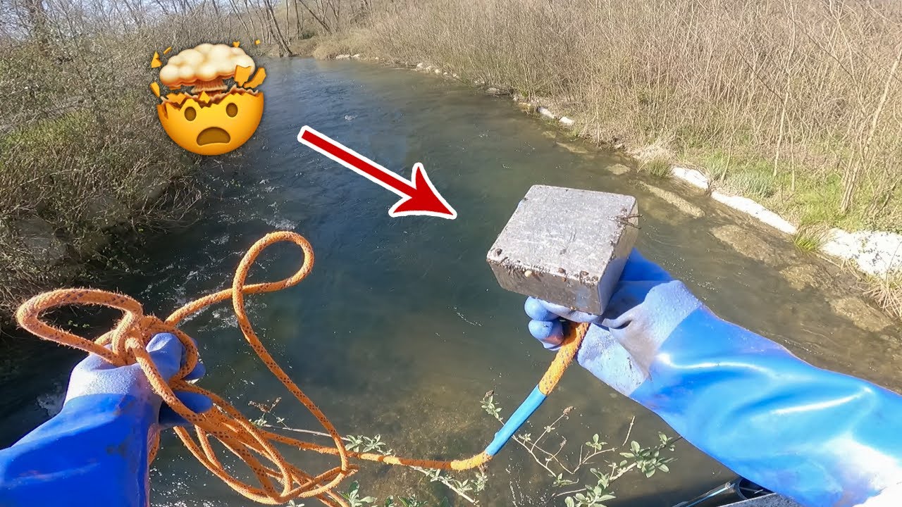 Ho lanciato il MAGNETE in un Canale ABBANDONATO cosa troverò? Magnet Fishing
