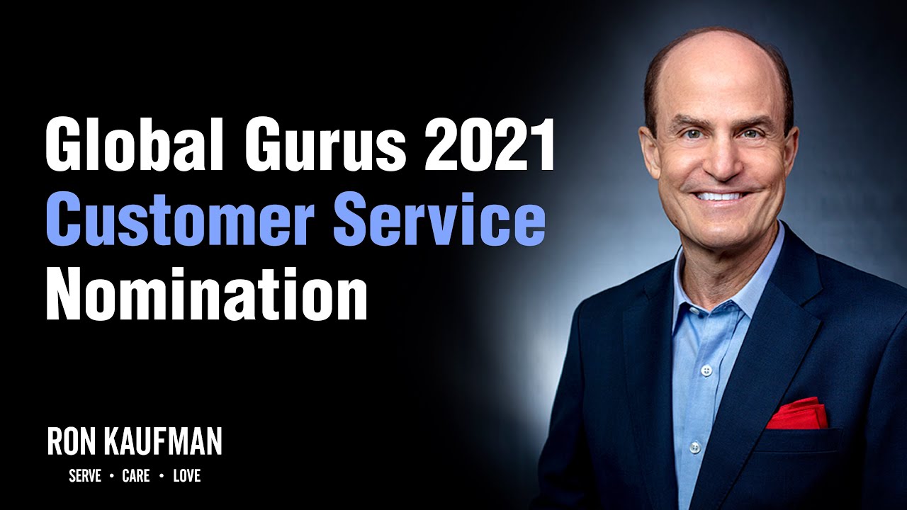 Global Gurus 2021 Customer Service Nomination - Thank You for Your Support