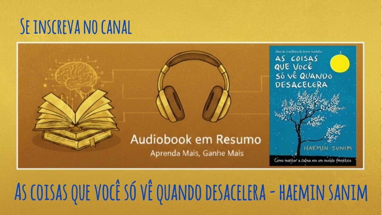 Resumo - Livro As Coisas Que Você Só Vê Quando Desacelera - Haemin Sanim