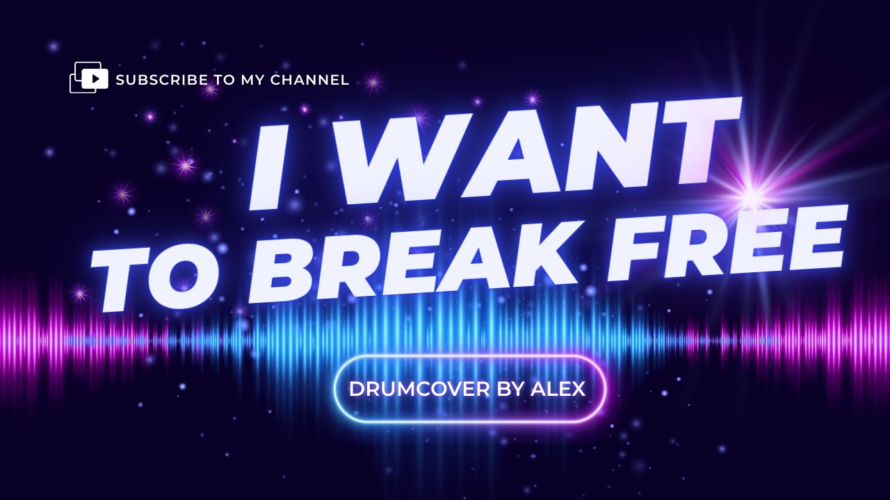 I want to break free - drumcover
