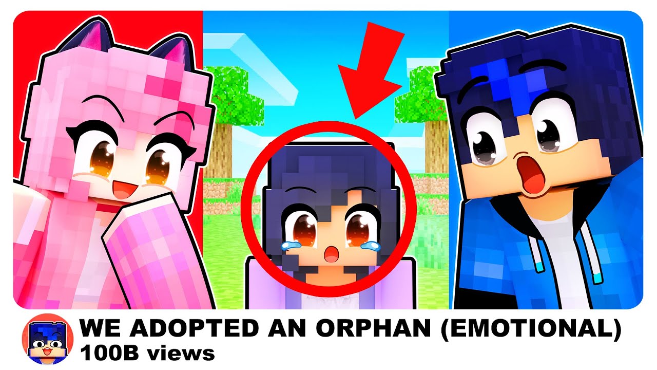Adopted By YOUTUBERS in Minecraft!