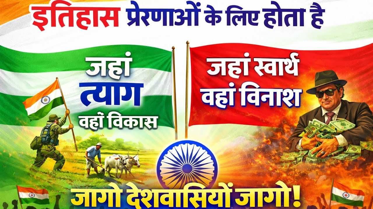 इतिहास से सीख | जहाँ त्याग वहाँ विकास, जहाँ स्वार्थ वहाँ विनाश | रामायण और महाभारत क्या सिखाती है 
