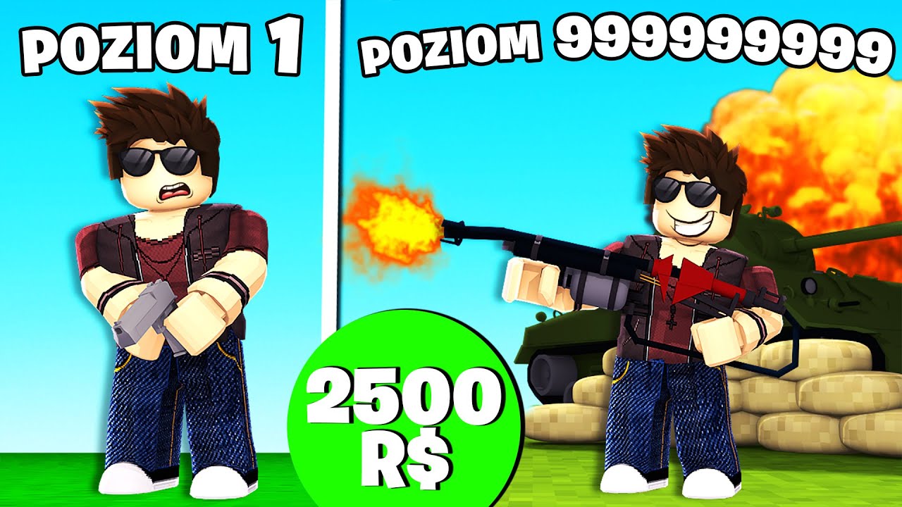 👑 MIOTACZ OGNIA ZA 2500 R$ W SYMULATORZE WOJNY! | ROBLOX