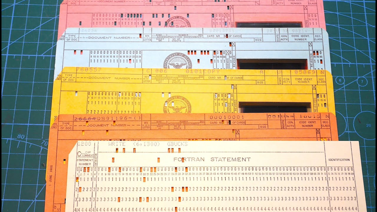 IBM Punched Cards Explained - Video 207