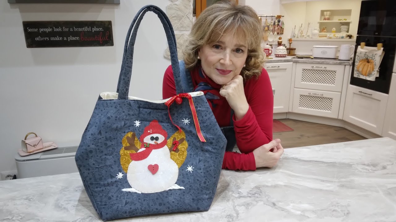 Ameranno la Tua borsa di Natale porta Panettone. Tutorial facile