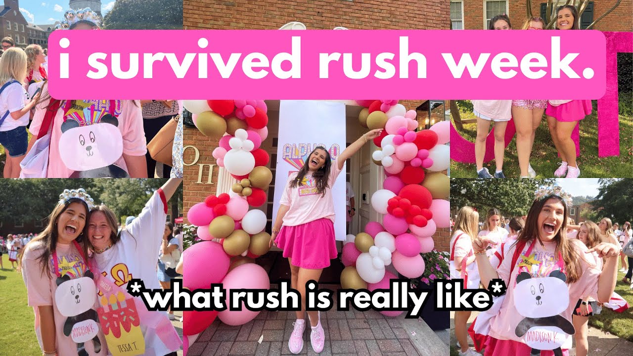 SORORITY RUSH WEEK @Samford University *not just a highlight reel*