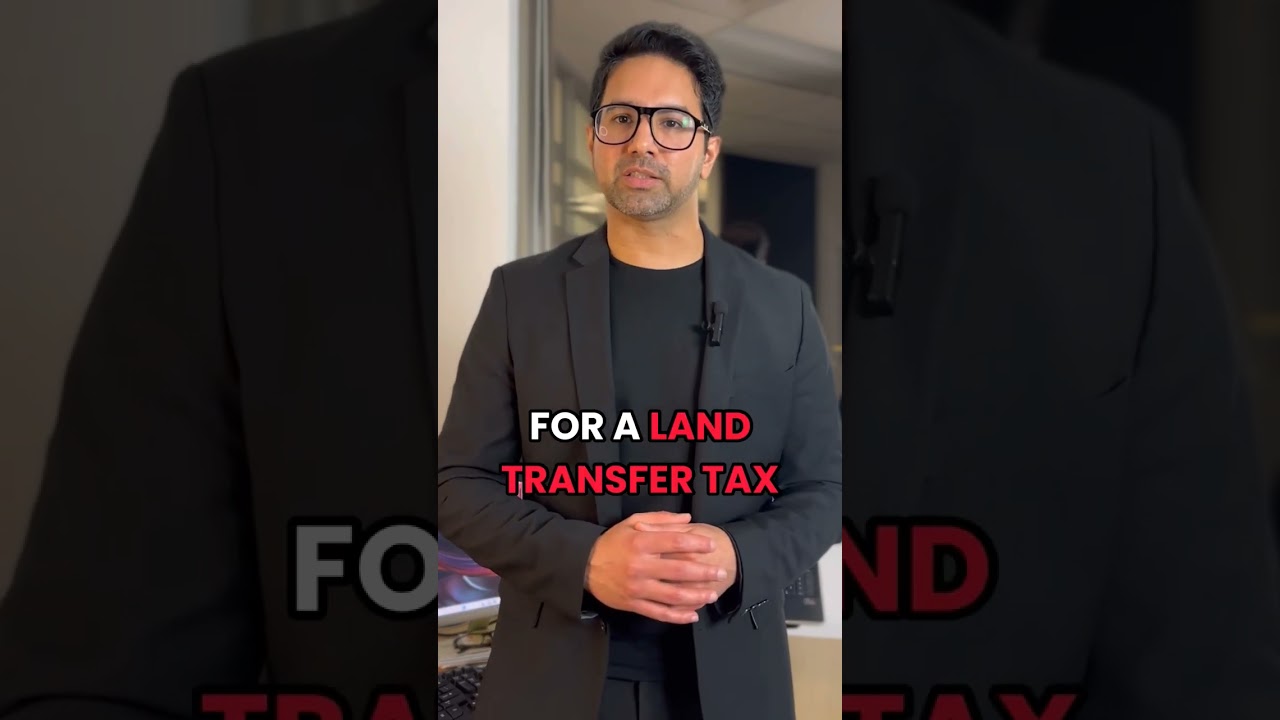 Land Transfer Tax Rebate For First Time Home Buyers 🏡 #realestate #canadarealestate #mustwatch