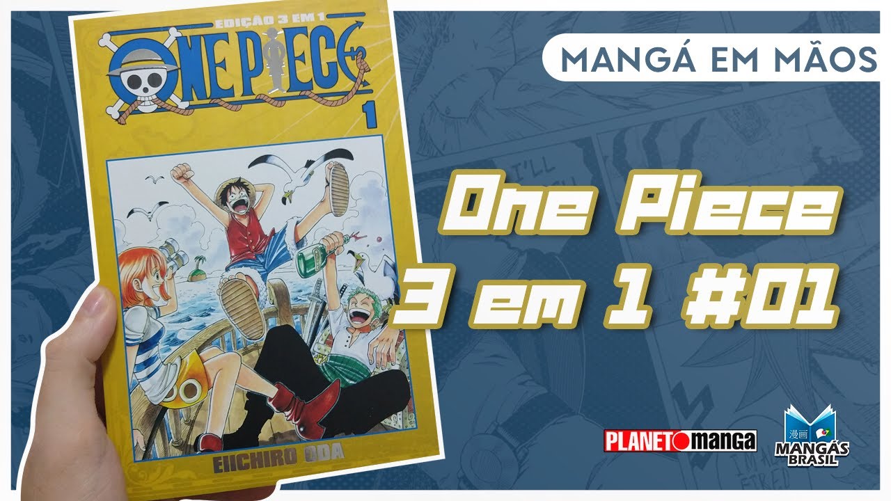 One Piece 3 em 1 #01  | Mangá em Mãos #192