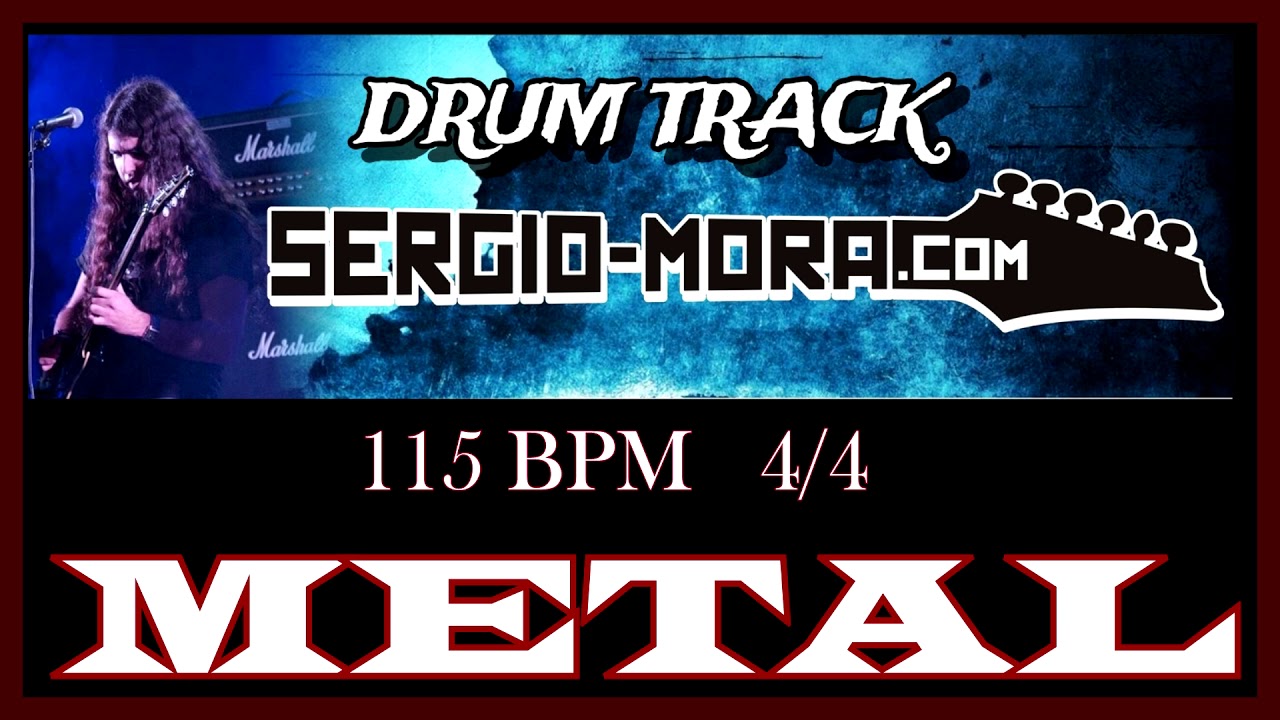 Drum Track Metal 115 BPM