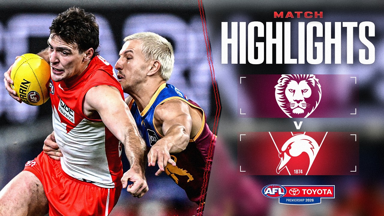 Brisbane Lions v Sydney Swans Highlights | Round 16, 2026 | AFL