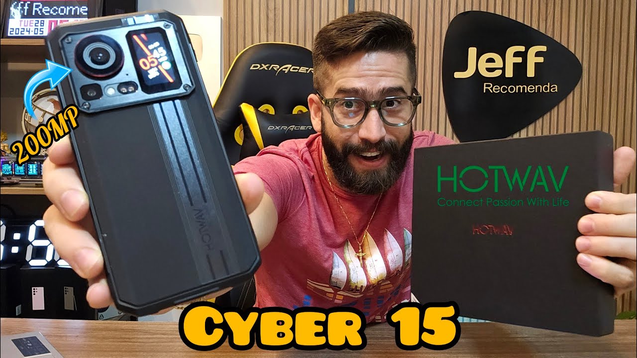 HOTWAV CYBER 15 12GB/256GB: Esse Smartphone está INCRÍVEL! (Lançamento)
