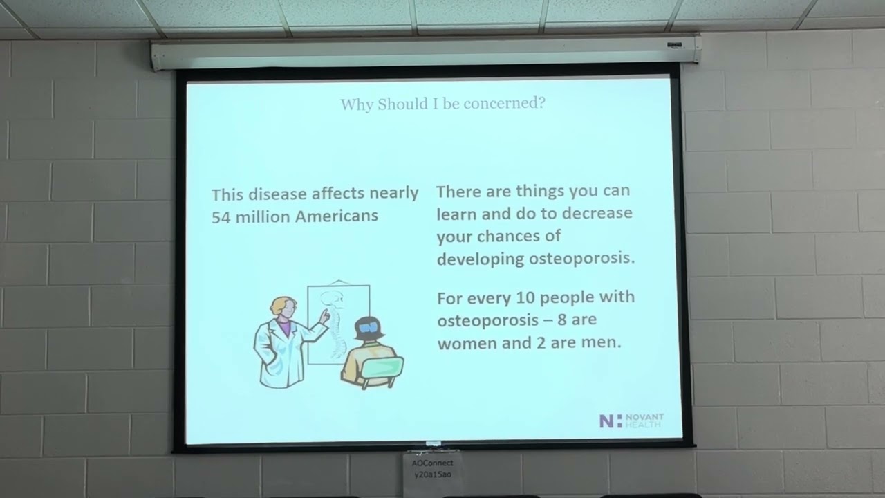 Osteoporosis 101 with the YMCA - Brought to you by Novant Health