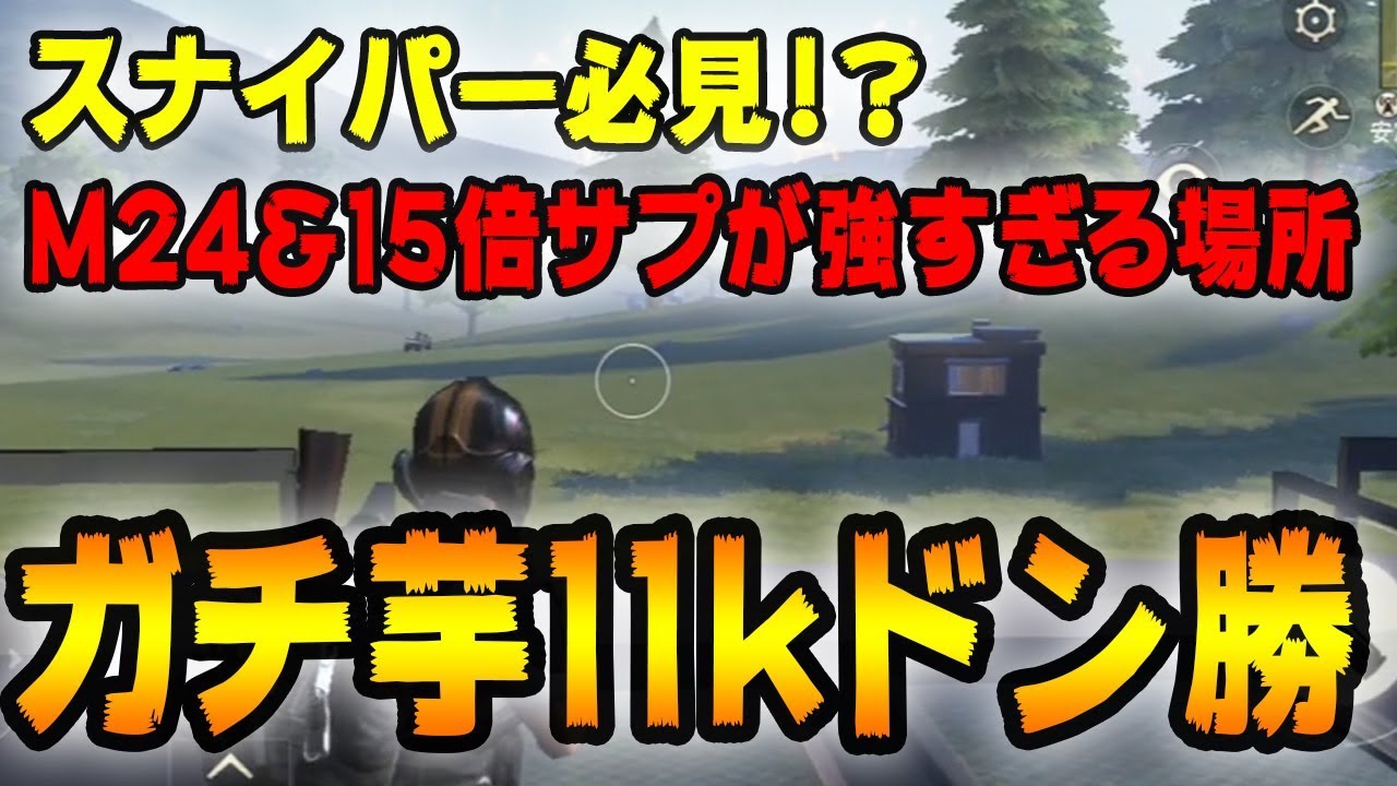 圧倒的芋力で11killドン勝 【荒野行動】