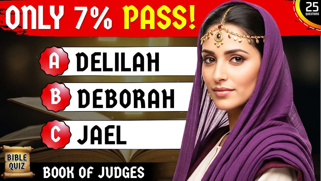 Only 7% Pass This Bible Quiz on the Book of Judges! | Bible Quiz Tabs