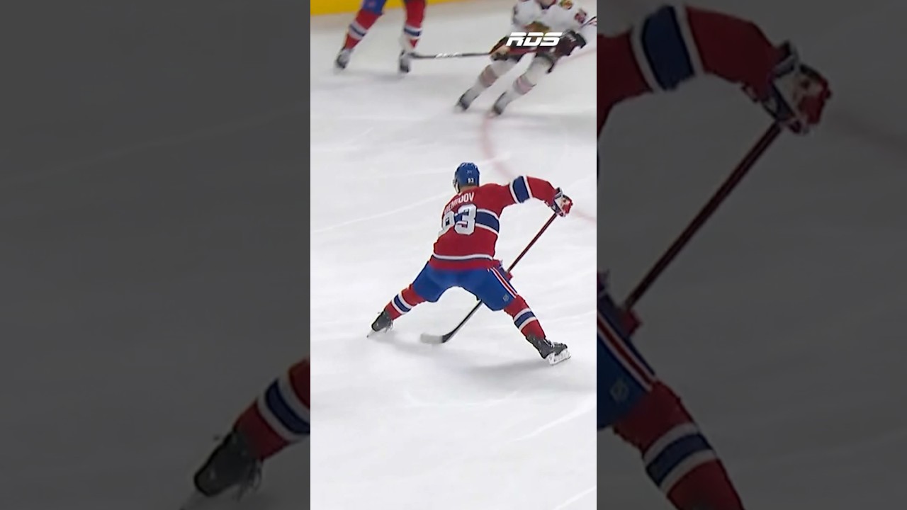 WOW! Admirez cette pr&eacute;sence d&rsquo;Ivan Demidov! 🔥🎥#Canadiens #Demidov