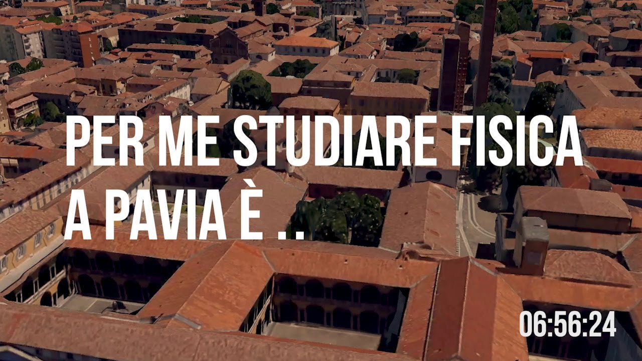 Laurea triennale in Fisica, Università di Pavia